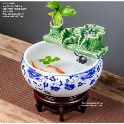 ANG THẢ CÁ, THẢ HOA, TRỒNG SEN CẢNH - SẢN PHẨM TRANG TRÍ NHÀ CỬA CAO CẤP